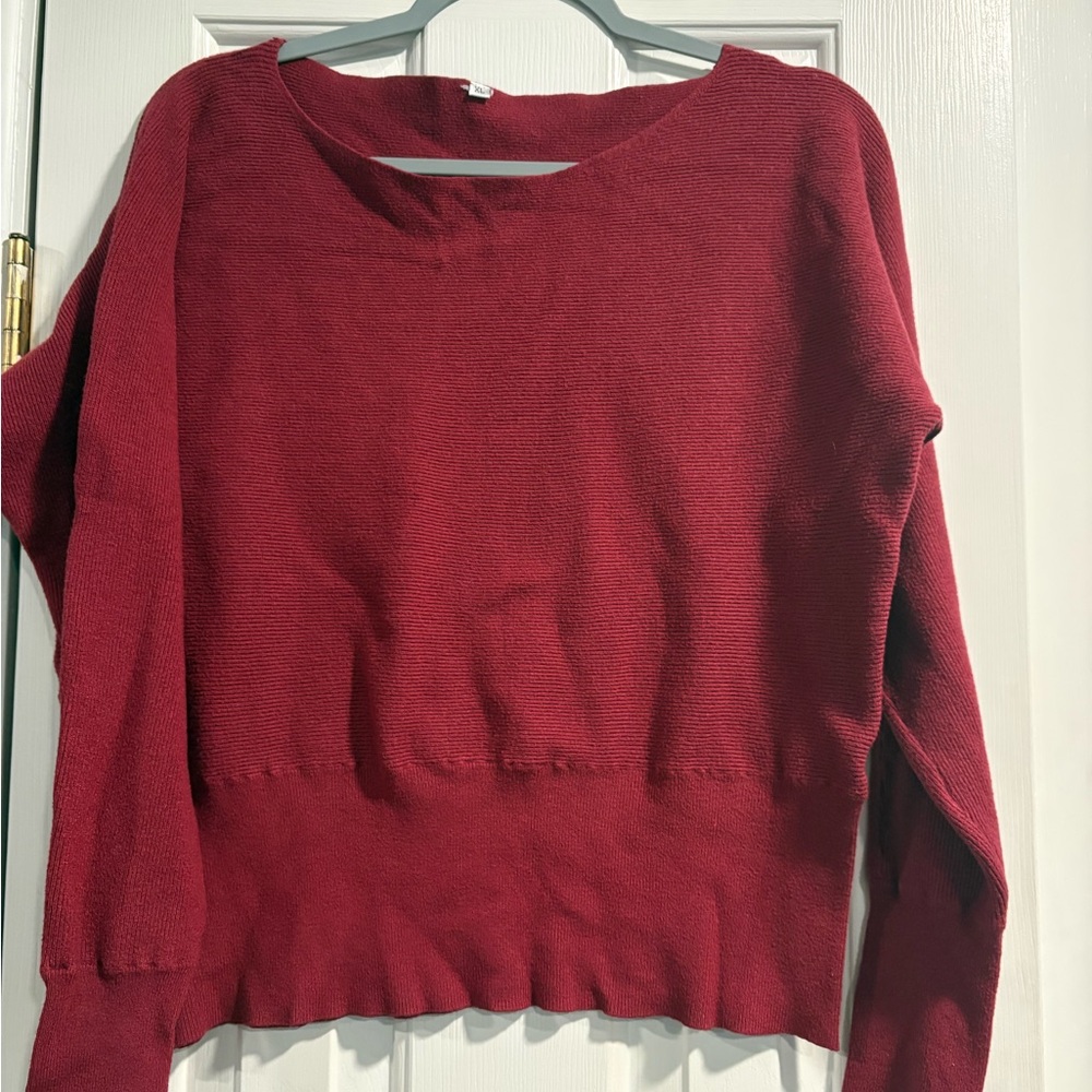 Women's Red Sweater